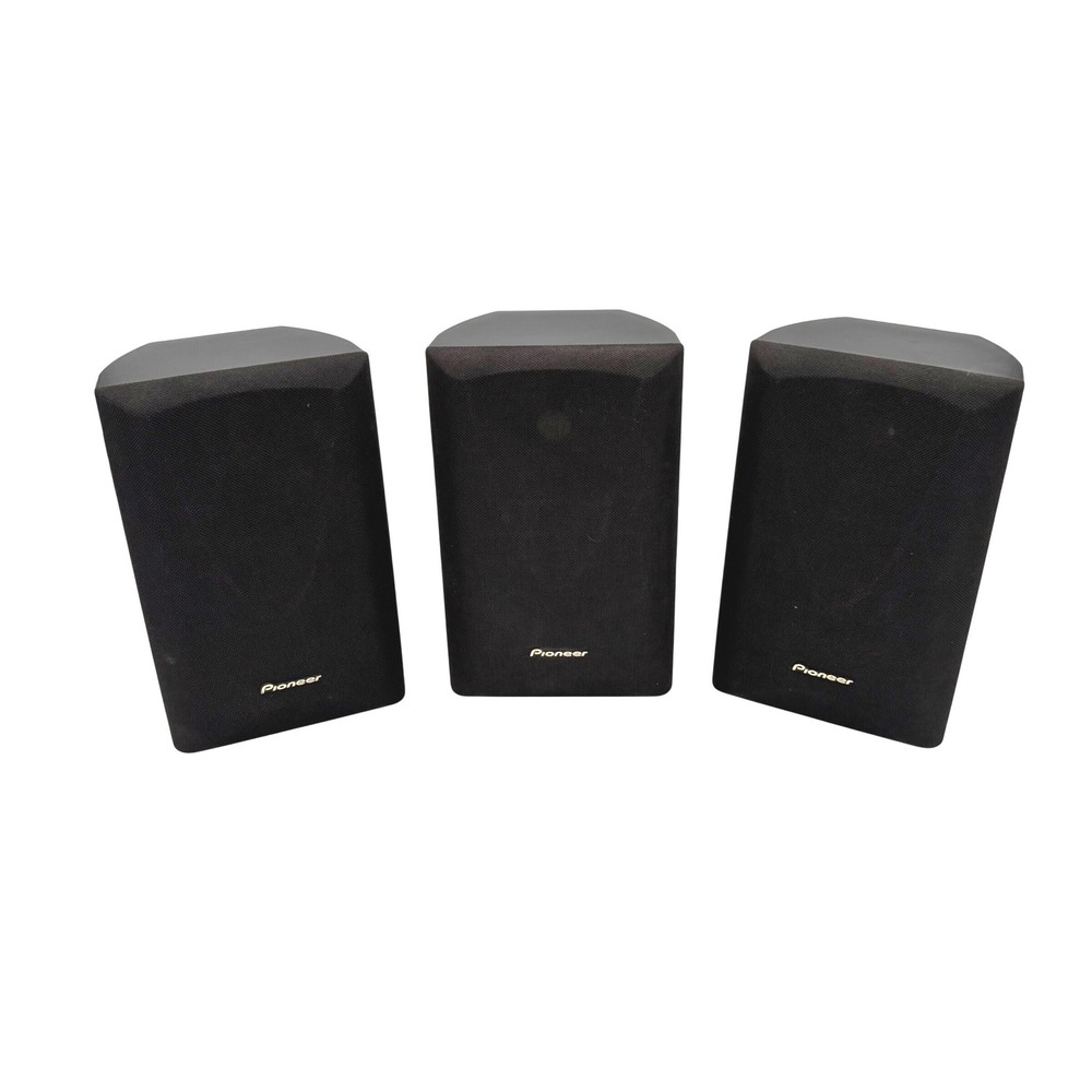 Pioneer S-FCR200-K Home Theater Speakers Set of 3 Front + Rear 100W 8 Ohm Black